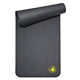 Body Glove Compact Extra Thick Fitness Mat with Carrying Strap, 10mm thick, Standard Fitness & Yoga Mat for Men and Women, Exercise Mat, Stretching Mat