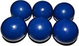 Mylec Cold Weather No Bounce Hockey Balls, Blue (Pack of 6)